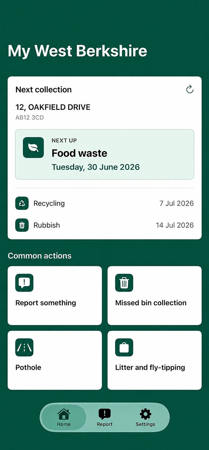 My West Berkshire app screenshot